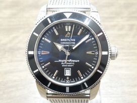 ブライトリングのA17320 スーパーオーシャン ヘリテージ オートマ 腕時計の買取実績です。