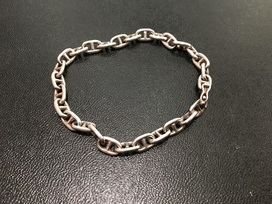 エルメスのシルバー925　シェーヌダンクルブレスレットの買取実績です。