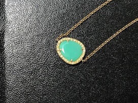 バーニーズニューヨークのクリソプレーズ　ダイヤモンド　ブレスレットの買取実績です。