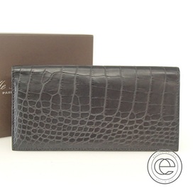 カミーユフォルネのアリゲーター　長財布　小銭入れ無の買取実績です。