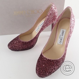 ジミーチュウのグリッターラメ　グラデーション　パンプスの買取実績です。