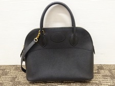 エルメス 黒　アルデンヌ　ボリード31　G金具　☐I刻 買取実績です。