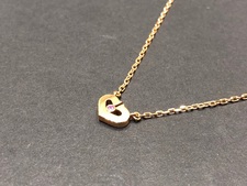 カルティエ Cハートネックレス　ピンクサファイア　レディース 買取実績です。
