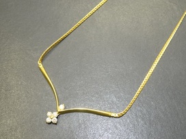 ダイヤモンドのK18 0.52ct ダイヤモンド ネックレスの買取実績です。