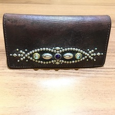 ウルフズヘッド ビジュースタッズ　長財布 買取実績です。