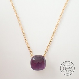 ポメラートのK18 アメジスト付 ネックレスの買取実績です。