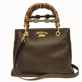 グッチのレザー バンブー ２ＷＡＹトートバッグの買取実績です。