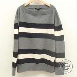 グッチのアンゴラ混ウール ボーダー ニットセーターの買取実績です。