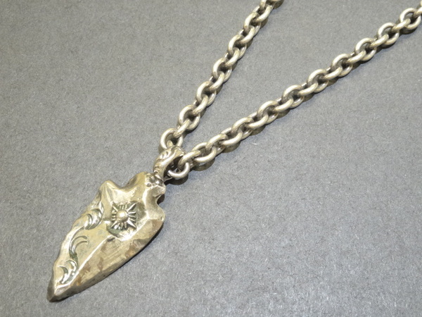 銀座本店でアリゾナフリーダムのSV925 中太陽神 矢尻トップ チェーン