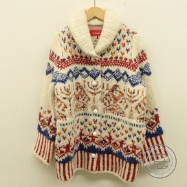 コーヘンのYonetomi TWEED　フランネルノルディック柄ニットカーディガンの買取実績です。