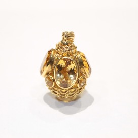 シトリンのk18　ペンダントトップの買取実績です。