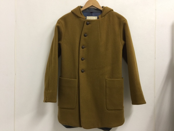 鴨江店にて、パラスパレスのフーディーウールコートを高価買取致しまし