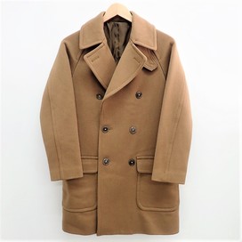 コモリのブラウン　ウール　ダブル　チェスターコートの買取実績です。