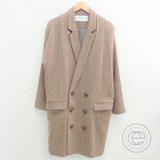 ジュリアンデイヴィッド 裏地シルクコットン ミックスカラーウールダブルチェスター コート 買取実績です。