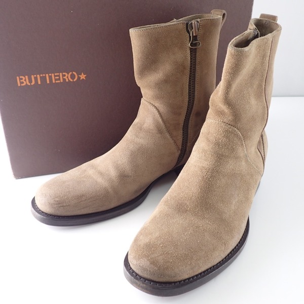 ブッテロのBROKEスエードサイドジップブーツを買取致しました。宅配