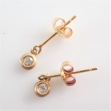 ハム K18YG ダイヤ0.05ct ピアス 買取実績です。