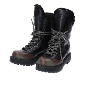 プラダの3U5921 カモフラ柄 レザー ボア ワークブーツの買取実績です。