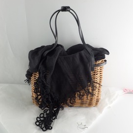 エバゴスの2011AW Dear ms 紅籐×レザー×ベルベット かごバッグの買取実績です。