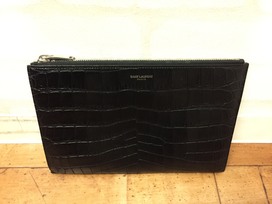 サンローランの375950 クロコ型押し クラッチバッグの買取実績です。