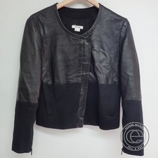 ヘルムートラング ノーカラー レザー切替ブルゾン　レディース 買取実績です。