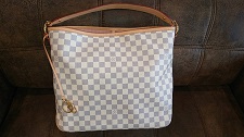 ルイヴィトン ルイヴィトン（LOUIS VUITTON）ダミエ アズール ディライトフルMM ワンショルダーバッグ ローズバレリーヌN41607 買取実績です。