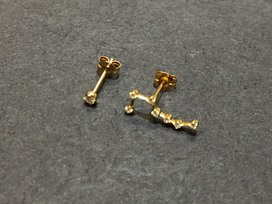 アーカーのK18YG トリオネス ピアスの買取実績です。