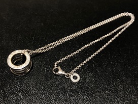ブルガリの750WG　ビーゼロワン　ネックレスの買取実績です。