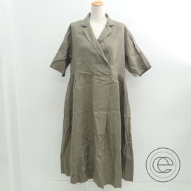 ネストローブのリネン100％ オーバーサイズ オープンカラー半袖 ワンピースの買取実績です。