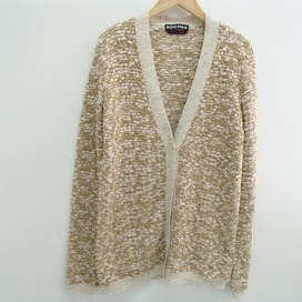ロシャスの国内正規◇ リネン混 ゴールドラメ織Vネックカーディガンの買取実績です。