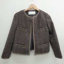 ウィムガゼット ツイード　ノーカラージャケット 買取実績です。
