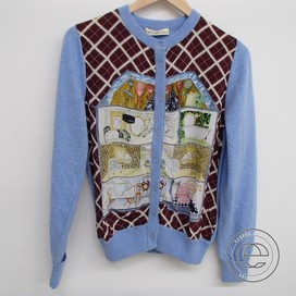 スウォッシュロンドンのシルク切り替え アンゴラ混ウール カーディガンの買取実績です。