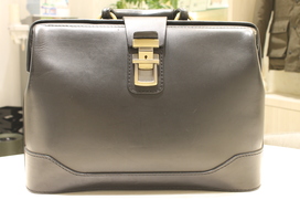 オルガンの黒　ダレスバッグの買取実績です。