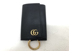 グッチ 黒　GGマーモント　キーケース　435305 買取実績です。