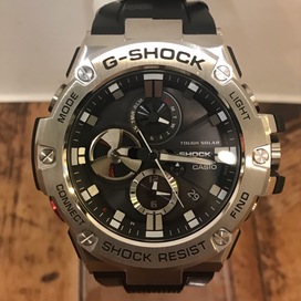 G-SHOCK(gショック)のGST-B100-1AJF G-STEEL タフネスクロノグラフ リンク 腕時計の買取実績です。