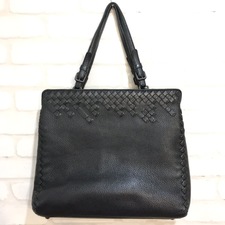 ボッテガ・ヴェネタ 一部イントレチャート レザー トートバッグ 買取実績です。