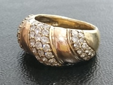 金 K18 メレダイヤ リング 買取実績です。