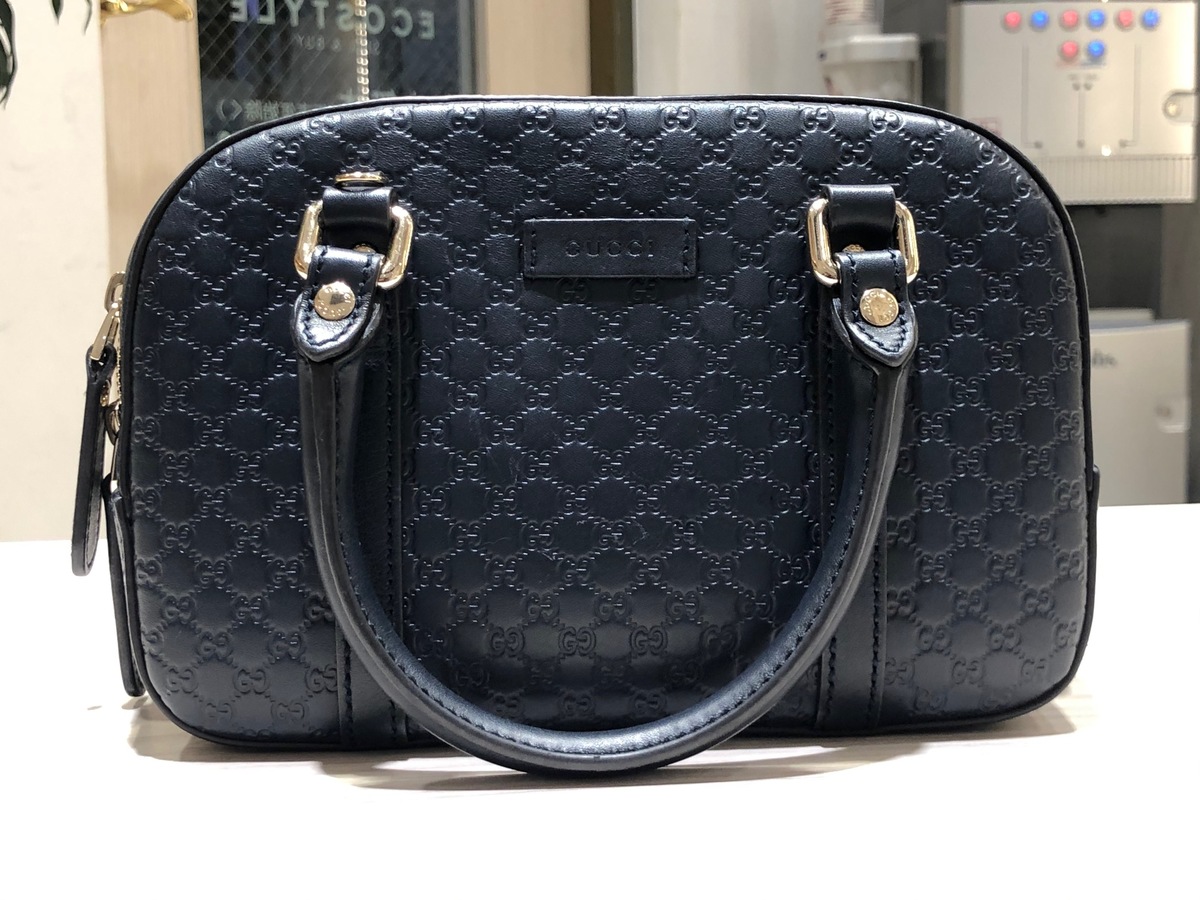 渋谷店では、グッチのマイクロシマ2WAYバッグ（510289）を買取ました 