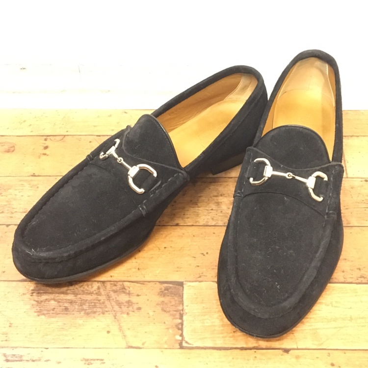 グッチの367762 スエード ビットローファーをブランド買取の銀座本店で