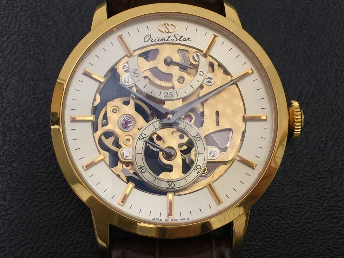 浜松鴨江店にて、オリエントスターのWZ0011DX Vintage Skeleton LEの 