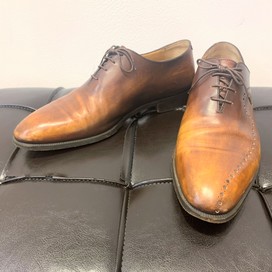 ベルルッティの0839 茶 アレッサンドロ パンチングデザイン 4アイレットシューズの買取実績です。