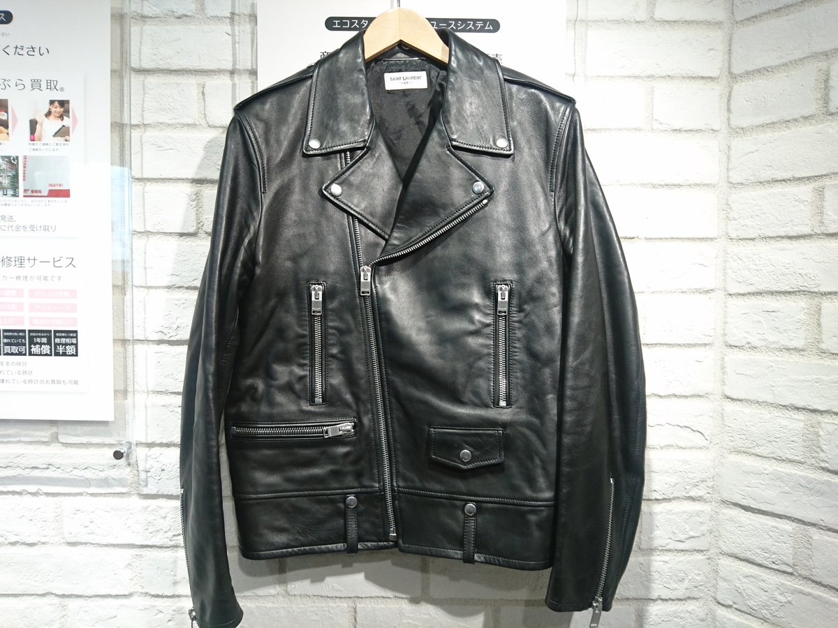 サンローランの16SS 397290 Y5YA1 エディ期 L01 ダブルライダースを