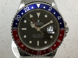 ロレックスのA番　GMTマスター Ref.16700(SS 赤×青ベゼル)の買取実績です。