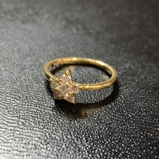 アーカー AB1801010200、K18YG素材のダイヤモンド 0.20ct プルミエトワールリング 買取実績です。