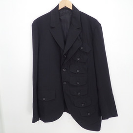 ヨウジヤマモトプールオムの19SS 左前二重フラップ テーラードジャケットの買取実績です。
