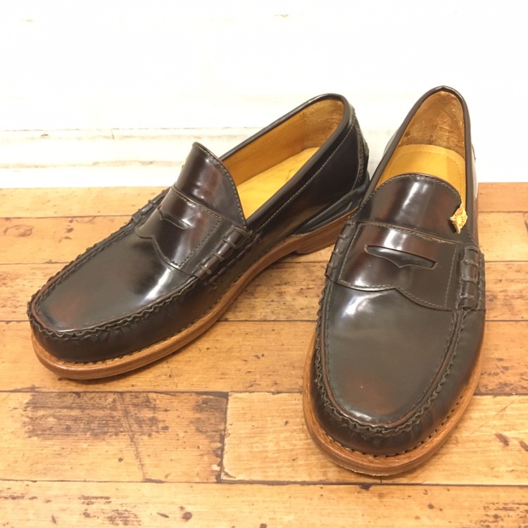 visvim (ビズビム) レザーローファー ブラウン FABRO-FOLK 【公式通販】