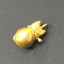 マリーエレーヌドゥタイヤックの22K JINGLE CAT キャット×鈴 ペンダントトップの買取実績です。