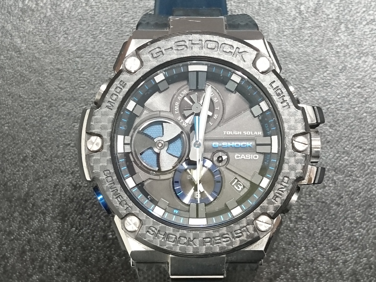G-SHOCKのGST-B100XA-1AJF G-STEEL Bluetooth搭載 タフネスクロノ