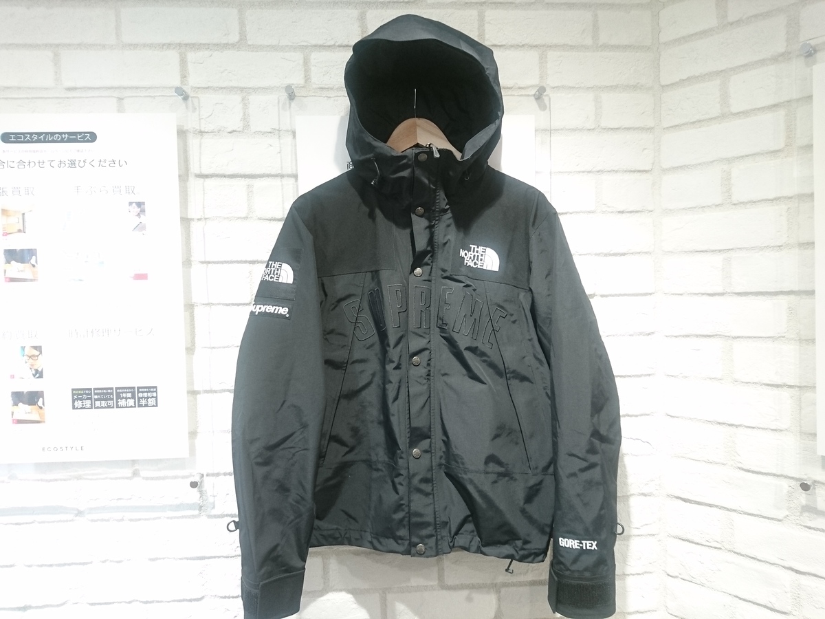 ノースフェイス×シュプリームコラボ 19SS NF0A3VMM アーチロゴ 