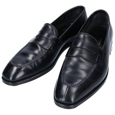 ジョンロブ 黒 ASHLEY 4596ラスト レザーコインローファー 買取実績です。
