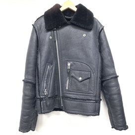 ショットのブラック　3141000　ムートン ダブルライダースジャケットの買取実績です。